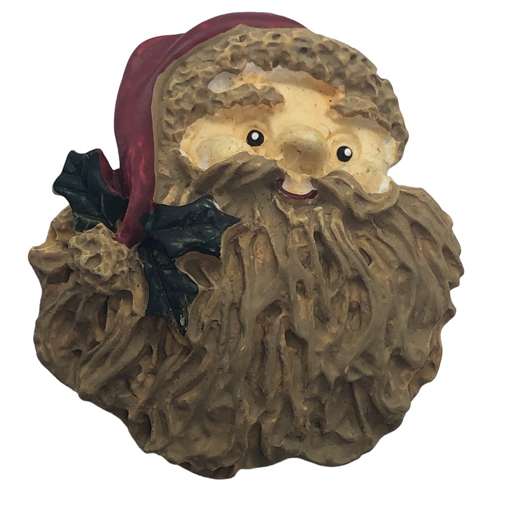 Resin Santa Clause Christmas Broach Pin